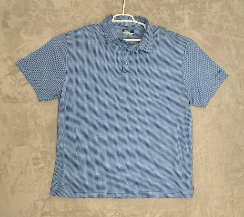 Ben Hogan Performance,  Mens, Golf Polo, Size 2XL, Blue, Embroidered Logo.